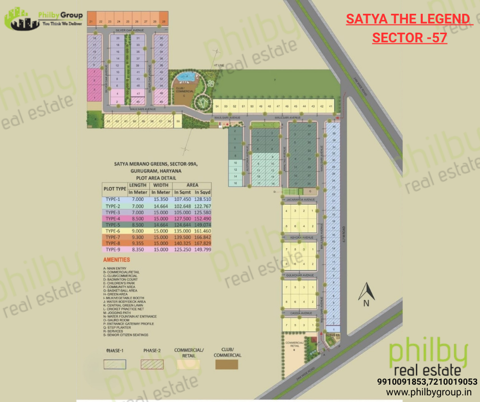 SATYA THE LEGEND SECTOR - 57